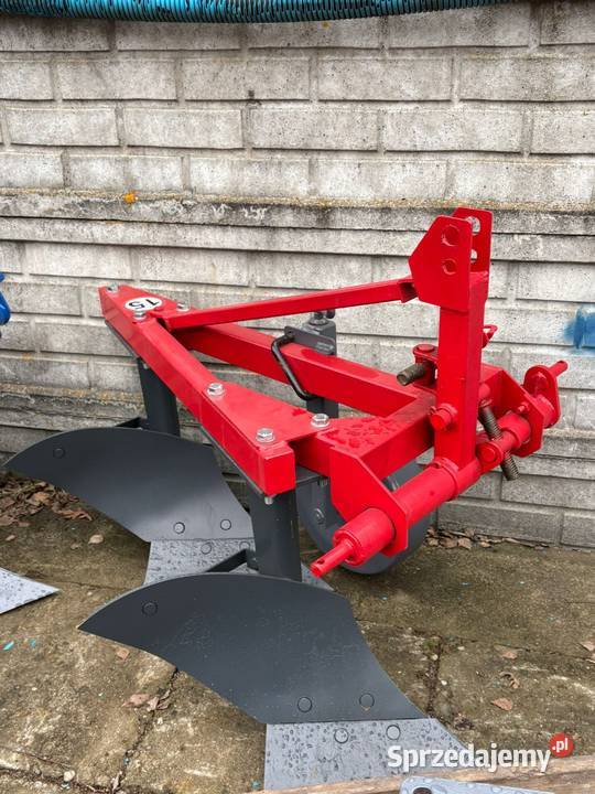 Pług dwuskibowy do mini traktorków Osprzęt roboczy Janki