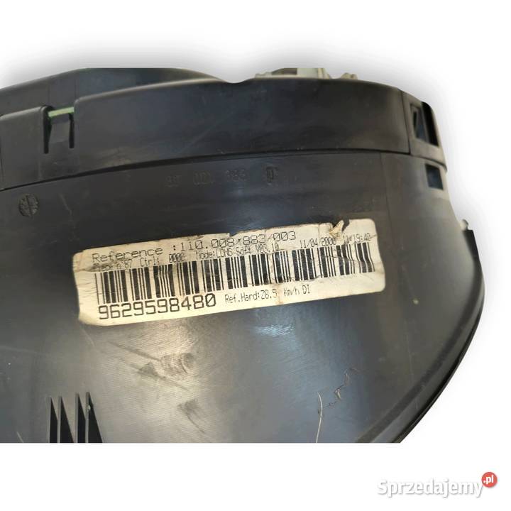 LICZNIK ZEGARY 9629598480 Peugeot 607 22 HDI Chełm