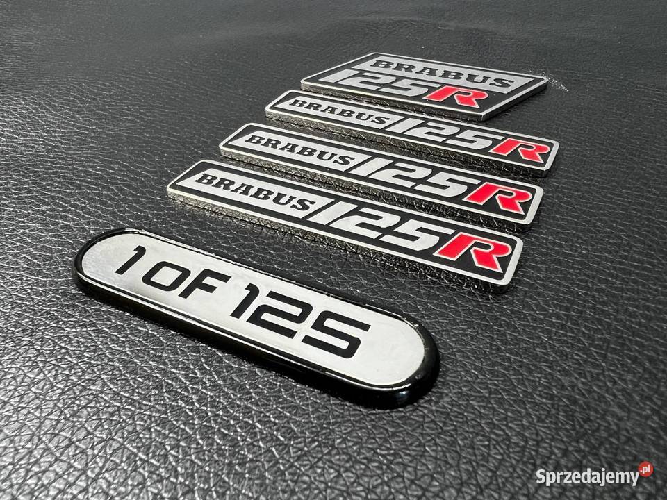 Smart 453 Brabus 125 R Zestaw Emblematow Chełm sprzedam