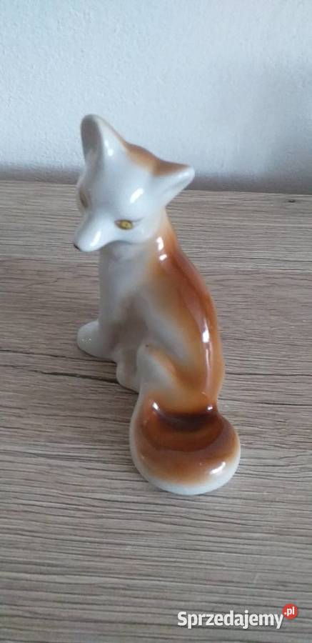 Porcelanowy lisek Płonne Porcelana i szkło Przedbórz
