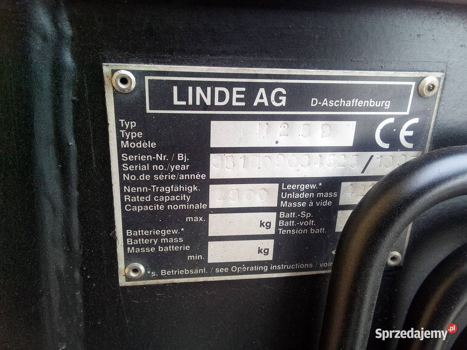 Wózek widłowy Linde H25D silnik Perkins 4 diesel Motoryzacja mazowieckie Strzegowo