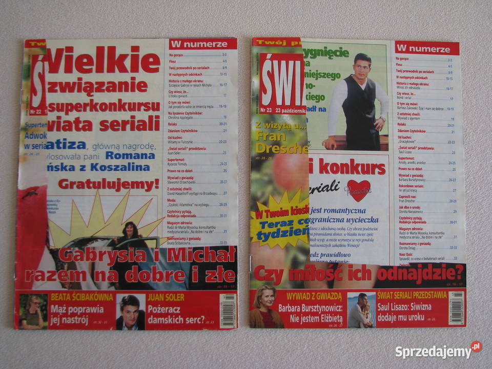 Magazyn Świat Seriali z roku 2000 Brzegi
