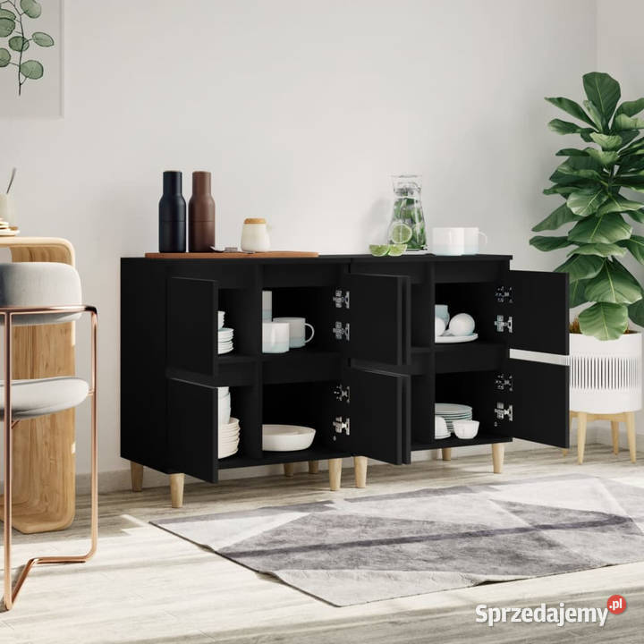 Komody 2 czarne 60x35x70 materiał drewnopochodny mazowieckie Warszawa