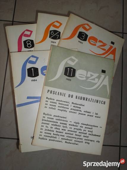 Kolekcja 27 miesięczników z serii Poezja
