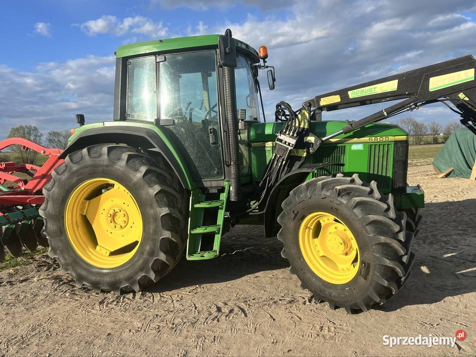 John Deere 6800 z ładowaczem Stoll 120 Kutno