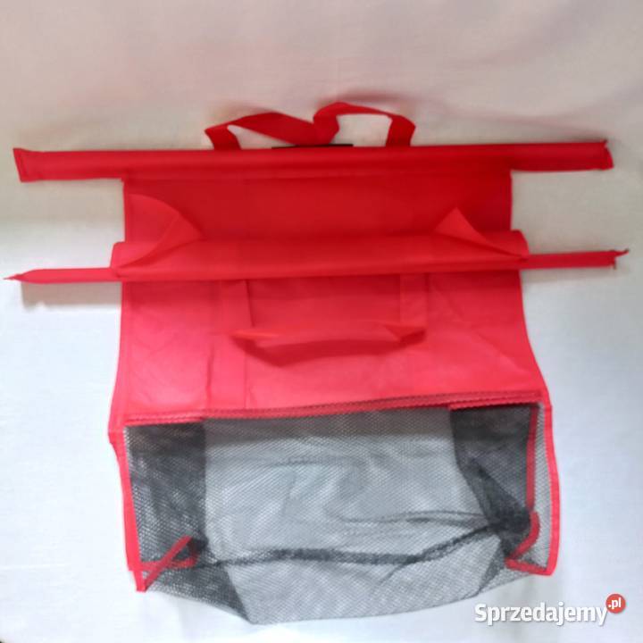 Torba flizelina Siatka DUŻA czerwona Unisex NOWA Białystok sprzedam