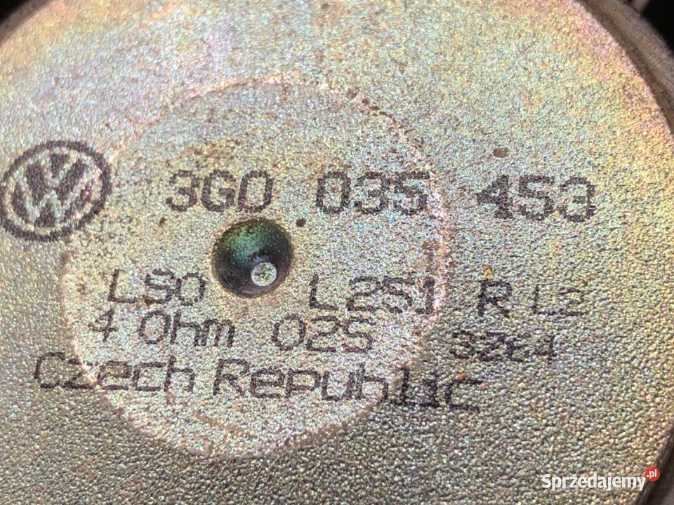 GŁOŚNIK VW ARTEON 3G0035453 Hatchback AUDIO Sprzęt audio fabryczny