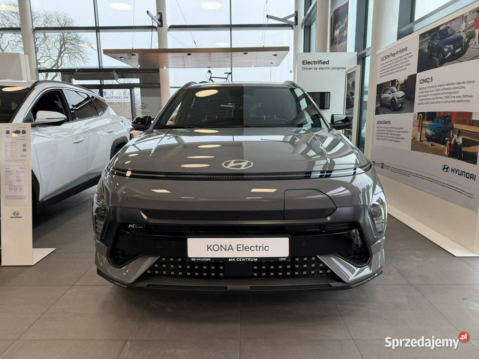 Hyundai Kona Bateria 65 kWh 204 MY26 Nline pompa aluminiowe felgi Piotrków Trybunalski