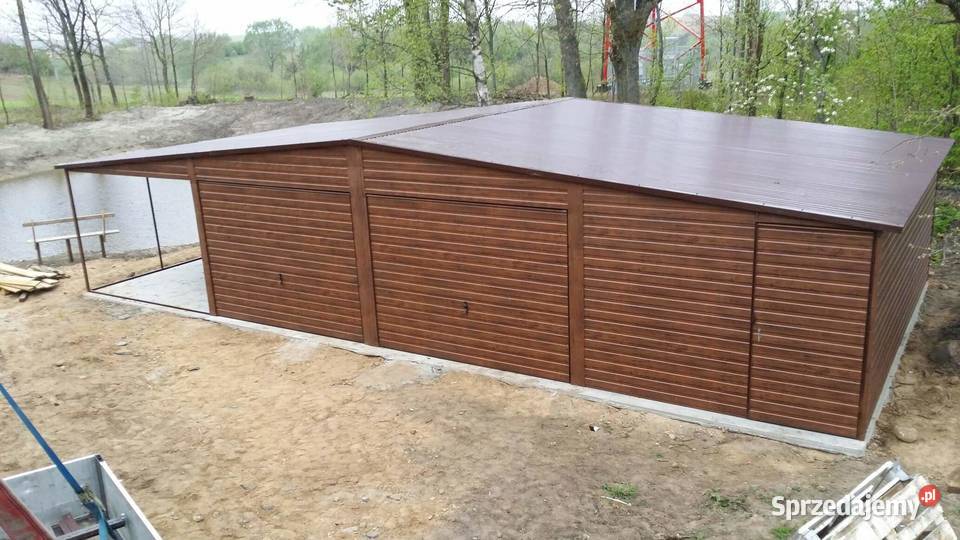 Garaże blaszane nowoczesne WZMOCNIONE NA WYMIAR Kraków