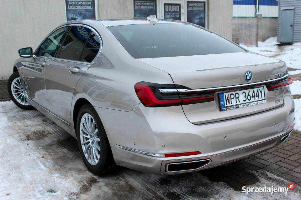 BMW 745 SalonPL FV23 394 Skóra Navi Kamera HUD Sokołów