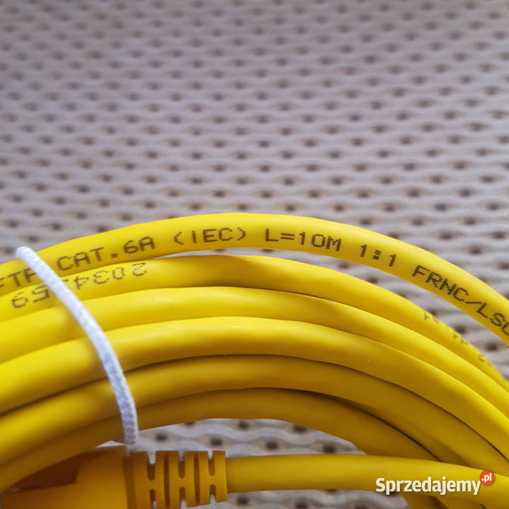 Kabel Krosowy LAN DATWYLER kat6a flex 4P Zolty kable i wtyczki