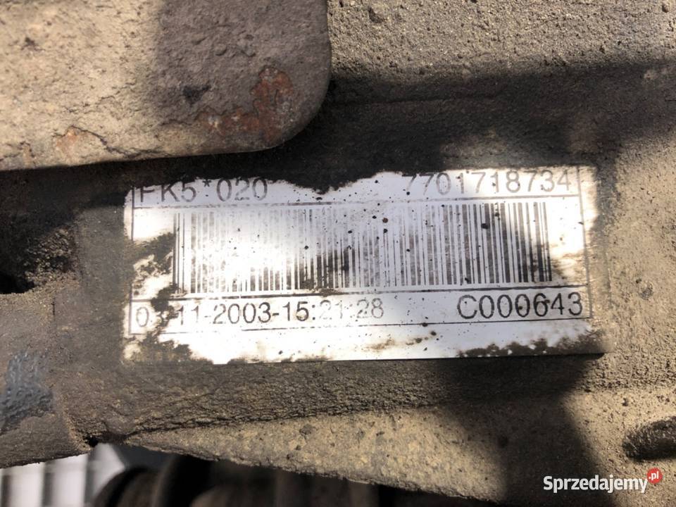 SKRZYNIA BIEGÓW OPEL MOVANO A PK5020 25 115