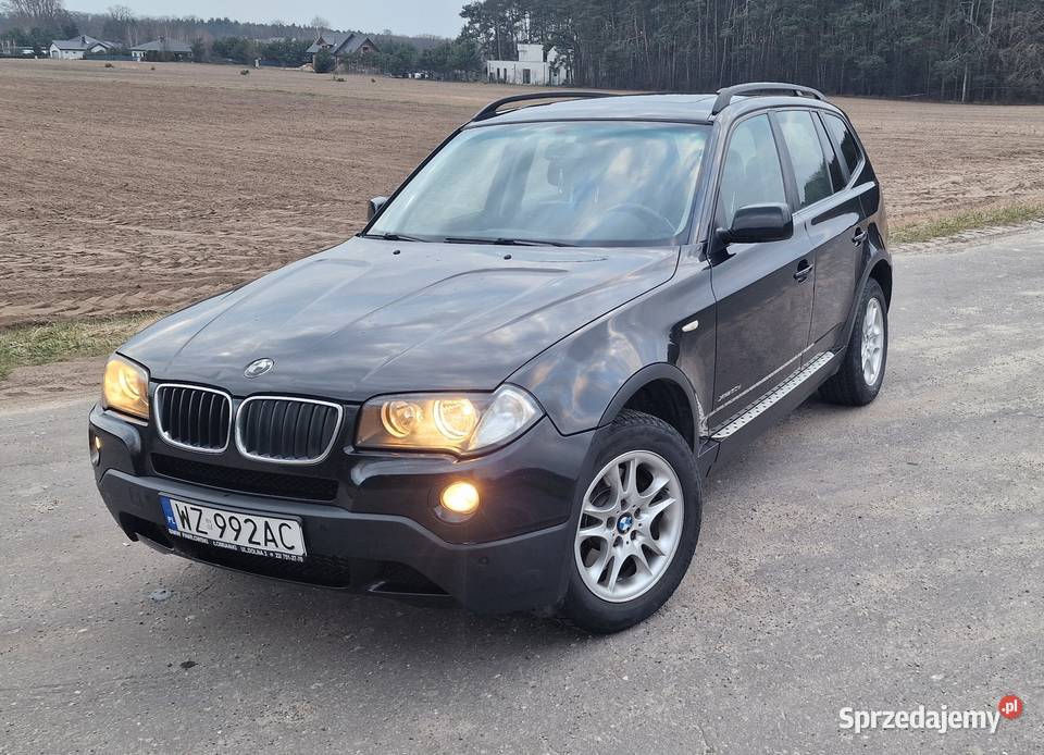 BMW X3 20d xDrive 2008r PDC Skóra Automat X3 Łódź
