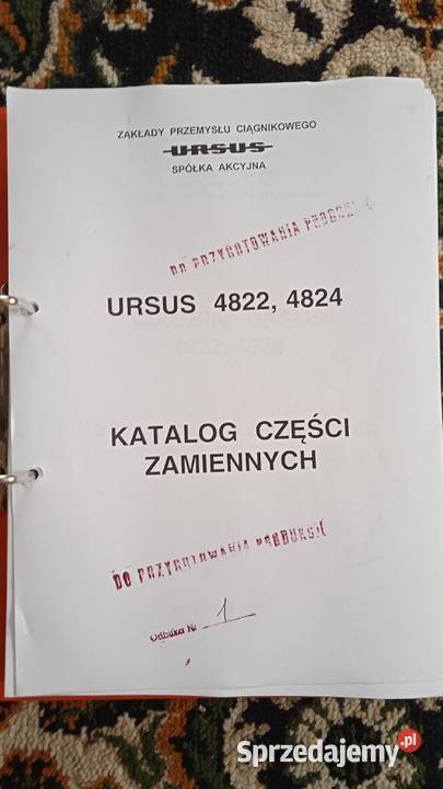 Katalog części zamiennych ciągnik rolniczy Ursus Lublin