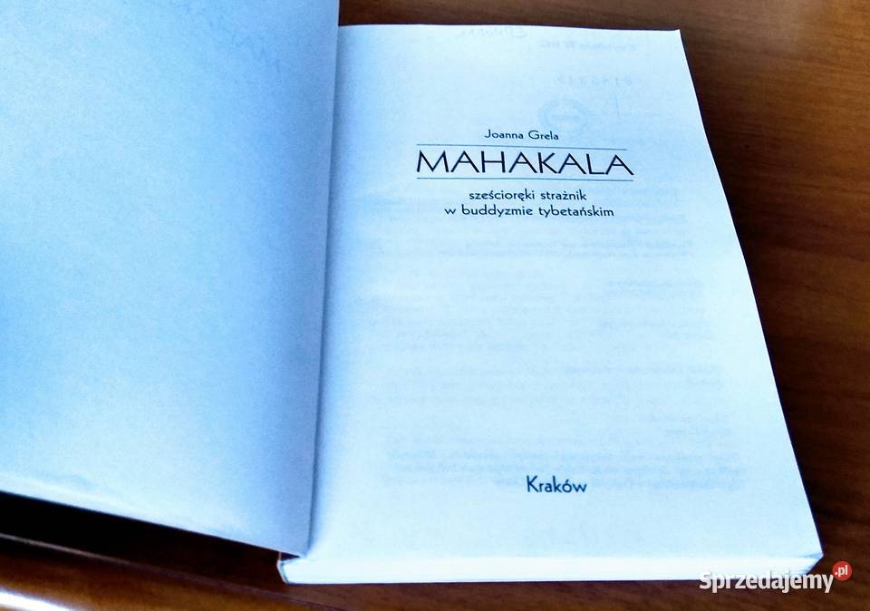 Mahakala sześcioręki strażnik w buddyzmie Podręczniki Gdańsk sprzedam