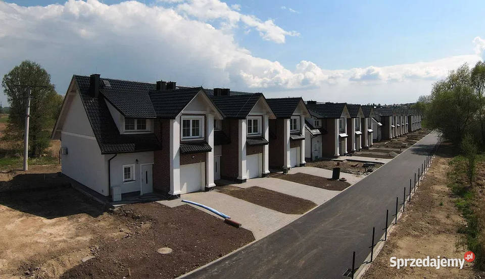 Domy 105m2 dew pod Krakowem 7800m2 Koło PKP Zabierzów