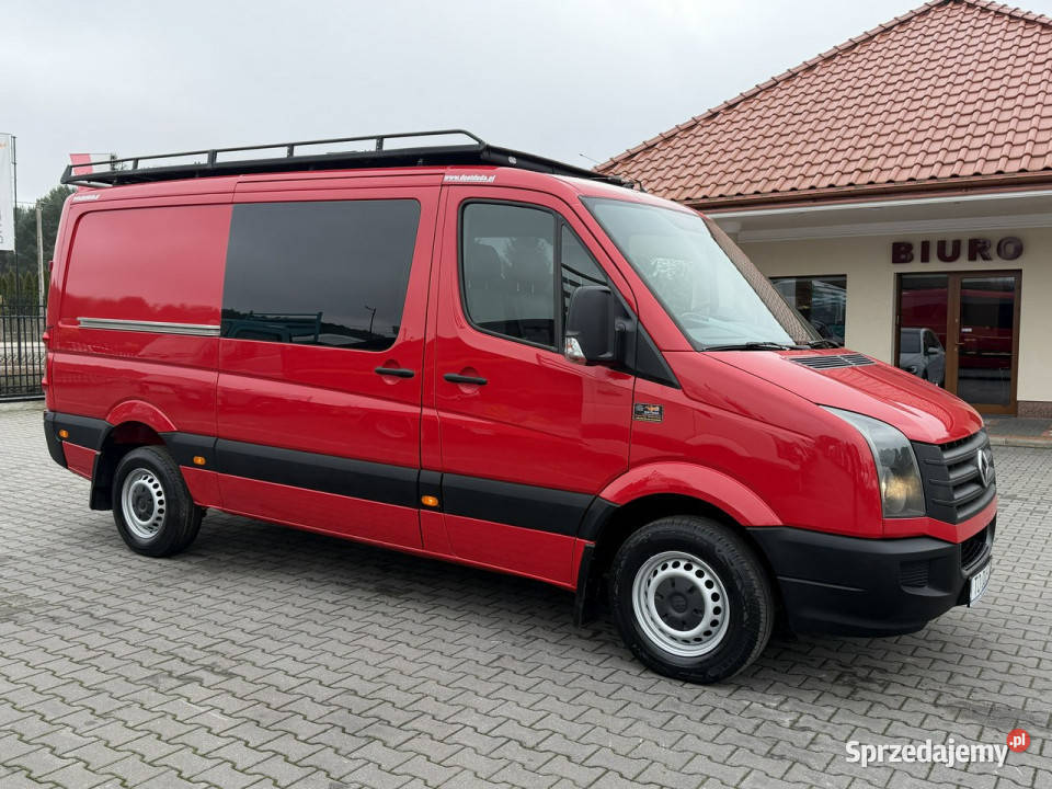 Volkswagen Crafter Brygadówka Doka 6 osób L2H1 Volkswagen Samochody dostawcze świętokrzyskie Widełki