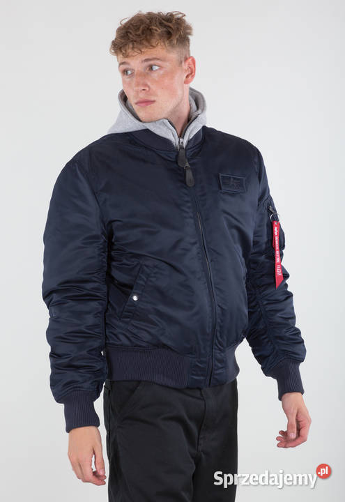 ALPHA INDUSTRIES bomberka MA1 DTEC granatowa Warszawa