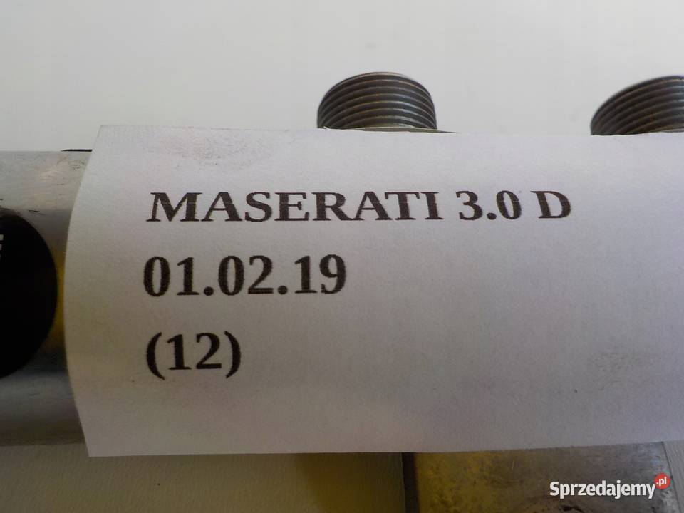 MASERATI GHIBLI 30D LISTWA WTRYSKOWA Nowy Tomyśl sprzedam