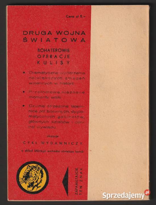 ŻÓŁTY TYGRYS OPERACJA STURMWIND 1965 Łódź