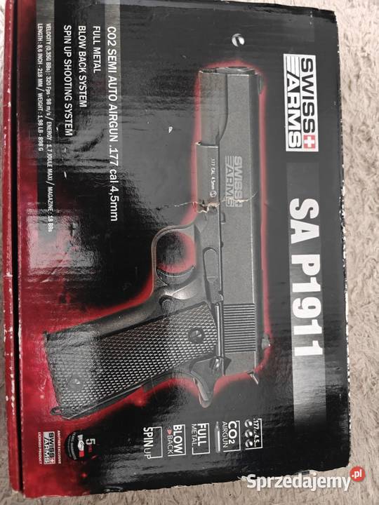 Pistolet CO2 swissblowbeckuzywany małostan Bielsko-Biała