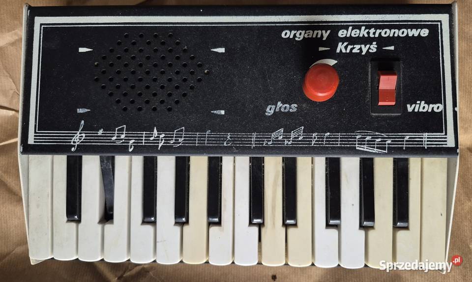 Zabytkowe organy elektronowe Krzyś z czasów PRL Wrocław