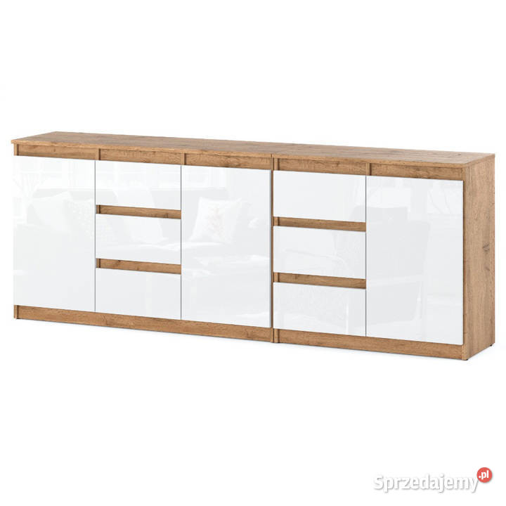 Komoda Pojemna Młodzieżowa Do Salonu 6 Szuflad 35cm Elbląg