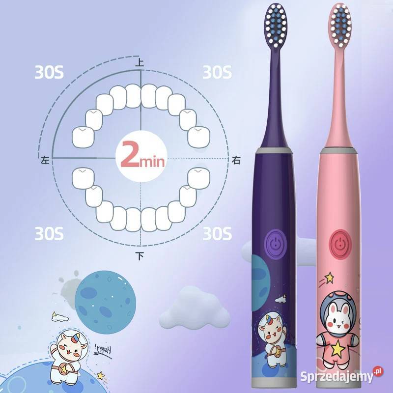 Elektryczna szczoteczka do zębów dzieci Miękkie sprzedam