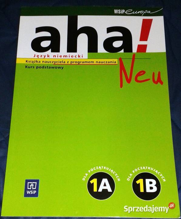 Aha Neu 1A 1B Język niemiecki Książka lubelskie Chełm