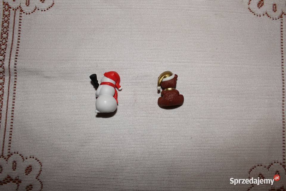 Figurki świąteczne Bałwan i miś Dekoracje i ozdoby Chorzów