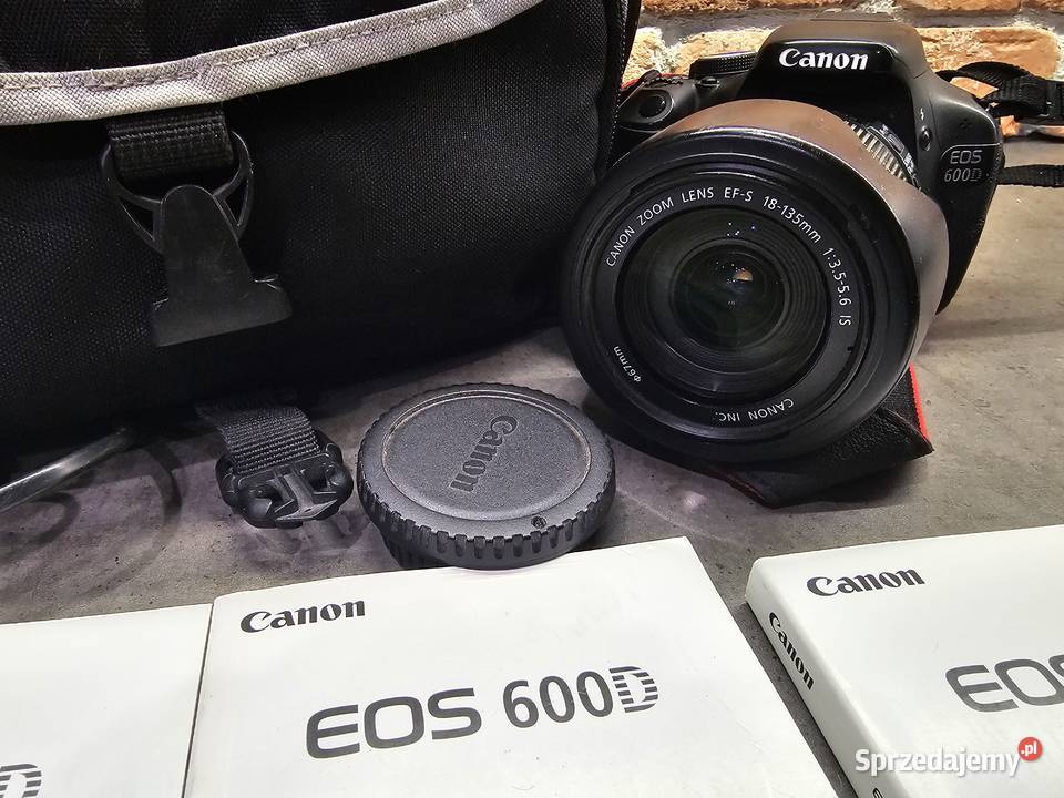 Canon EOS 600D Canon EFS 18135 Torba Aparaty mazowieckie
