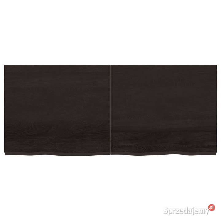 Półka ciemnobrązowa 140x60x24 wykończone drewno Warszawa