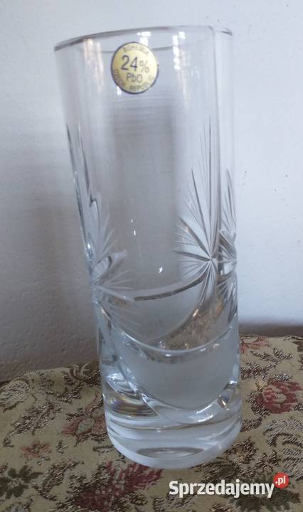 Szklanaka kryształowa czeska Bohemia Krotoszyn sprzedam