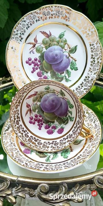 Rzadki zabytkowy zestaw śniadaniowy z Pabianice