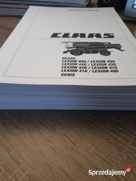 Instrukcja obsługi kombajnu Claas Lexion Zduńska Wola