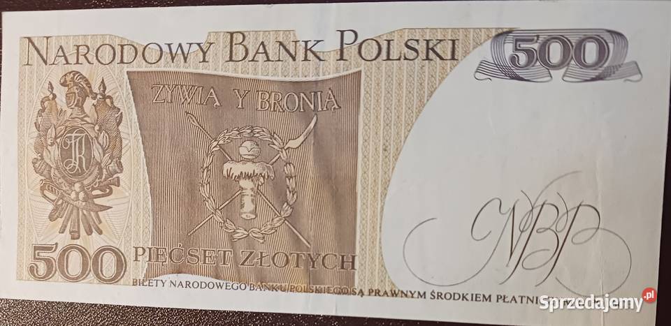 500 T Kościuszko 1VI1982 r seria EC piękne Konin sprzedam