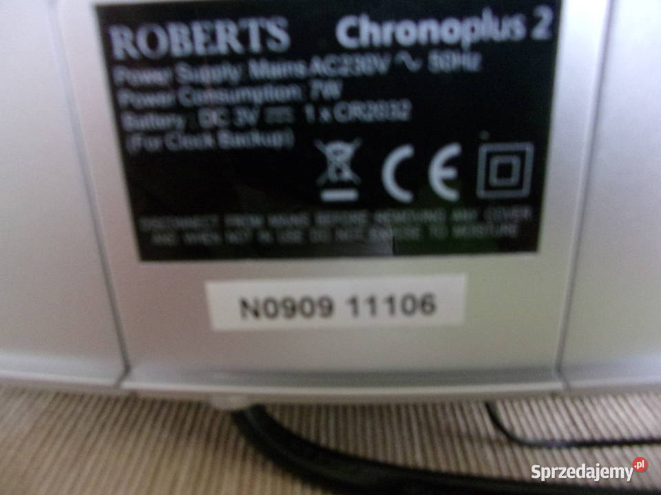 Radio Chronoplus 2 Podwójny radiobudzik FMMW Warszawa