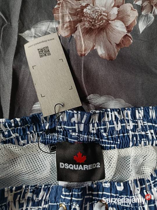 Krótkie spodenki szorty z siatką ICON Dsquared2 Białystok