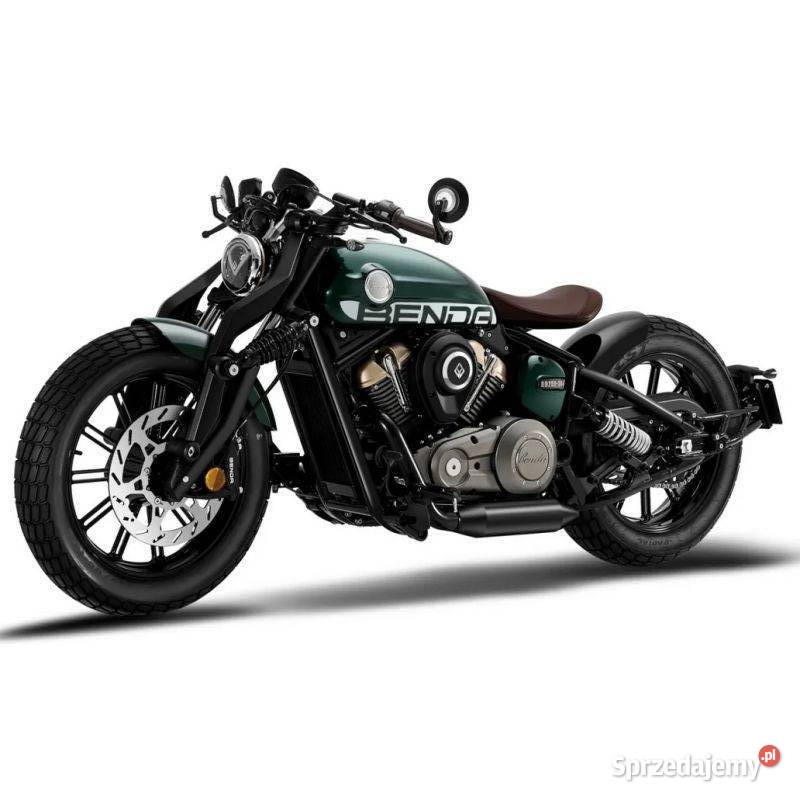 Motocykl Benda Napoleon Bob 250 Retro Green 2026 elektryczny starter Nowy Sącz