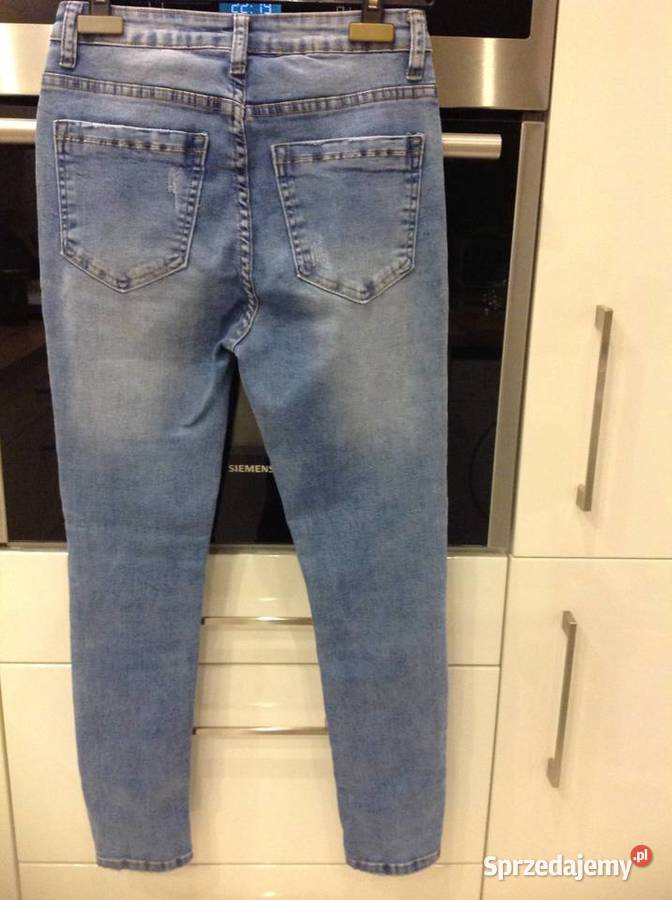 Spodnie Jeans Damskie M Nowe Wysoki stan
