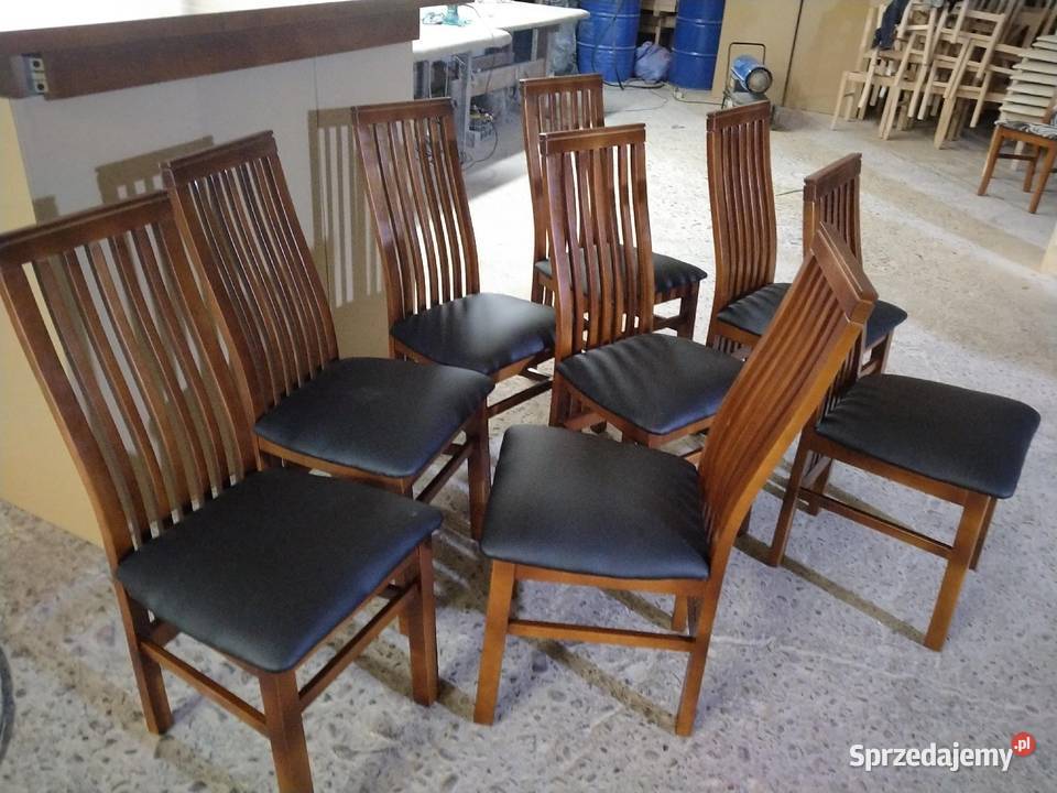 Piękne nowoczesne krzesła bukowe opolskie Namysłów