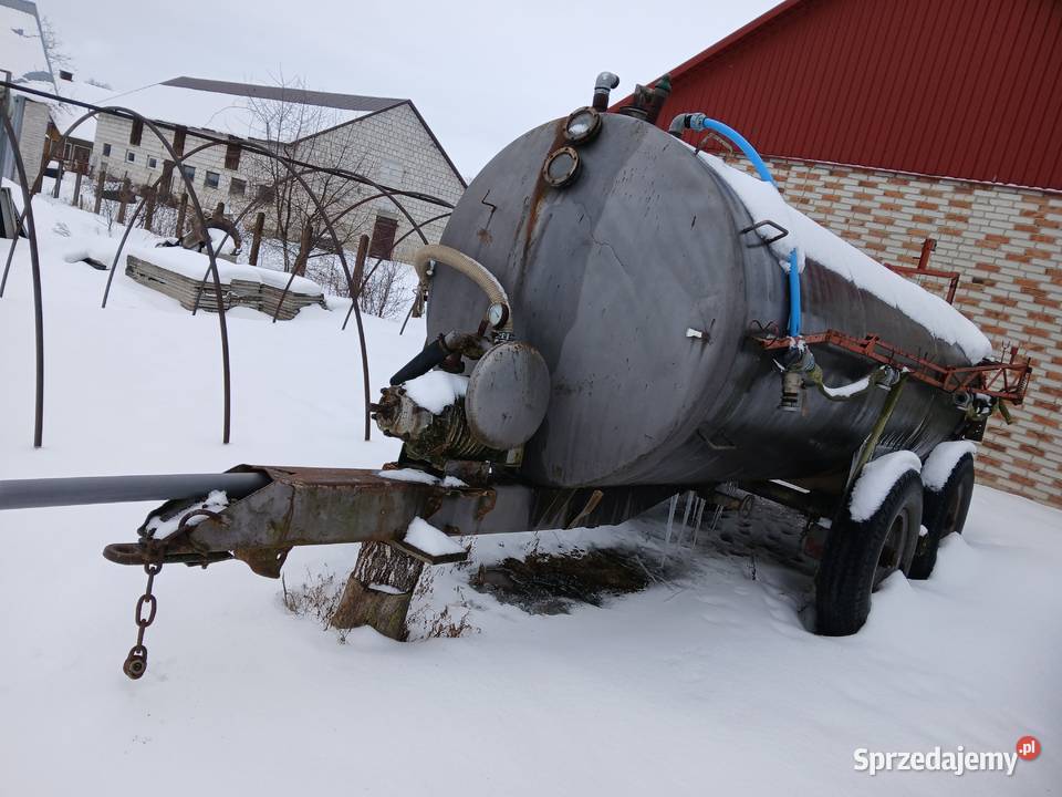 Wóz asenizacyjny Beczkowóz Beczka 9000l z Chmielek sprzedam