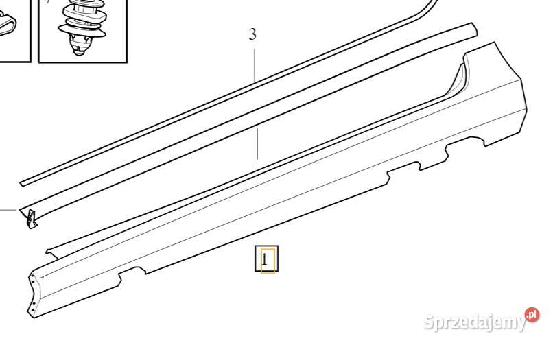 VOLVO S60 V60 prawy prog prawa nakladka progowa Bielany Wrocławskie