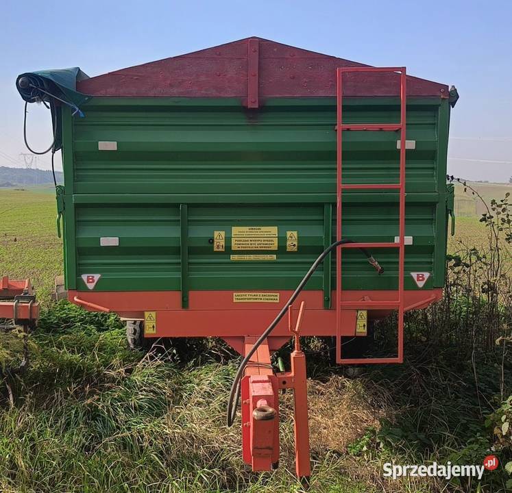 Przyczepa rolnicza jednoosiowa 455 ton Grudziądz