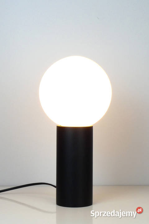 Lampa stołowa szklana kula BONSTA 16 Nowe