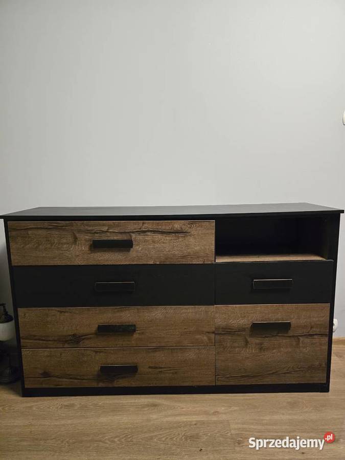 Łóżko i komoda Black Red White sprzedam