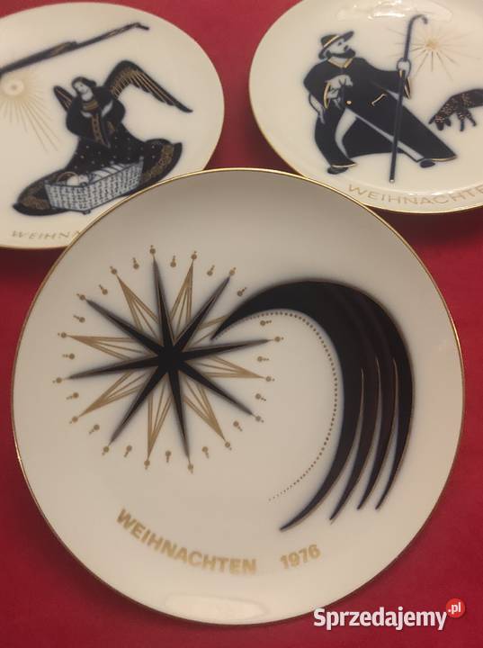 KPM Berlin talerz dekoracyjny Boże Narodzenie Pabianice