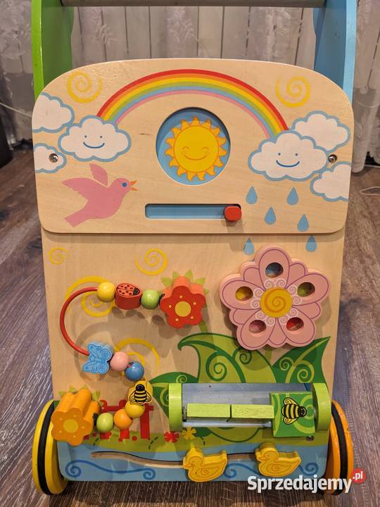 CHODZIK pchacz EDUKACYJNY drewniany Pozostałe Sosnowiec