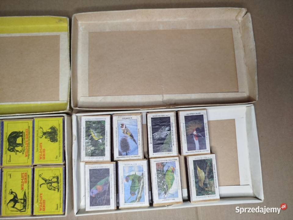 Zabytkowe pudełka zapałkach PRL łódzkie Zgierz sprzedam