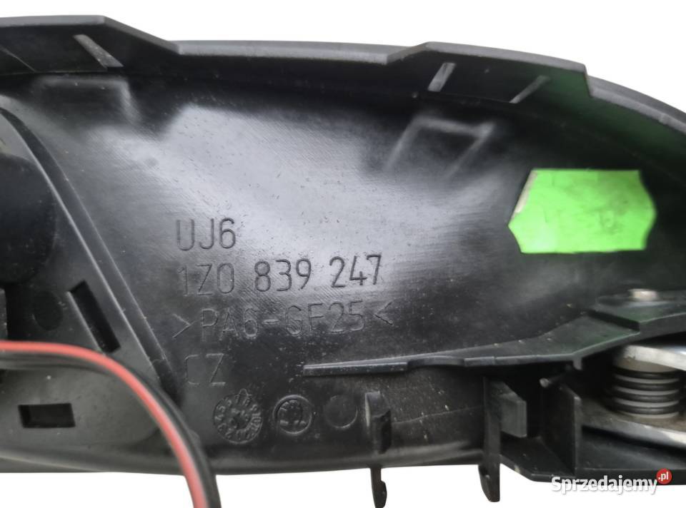 KLAMKA DRZWI WEWNĘTRZNA TYŁ LEWA SKODA OCTAVIA osobowe Działoszyce sprzedam